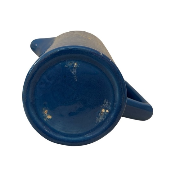 VINTAGE SEAGRAM'S VO CANADIAN WHISKY PUB JUG/PITCHER LITE BLUE. MADE IN CANADA - Picture 5 of 9